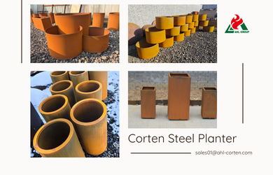 Corten Steel Outdoor Planter